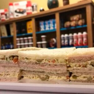Sandwich de Miga Jamón, Huevo y Aceituna / Ham, Egg and Olive Sandwich