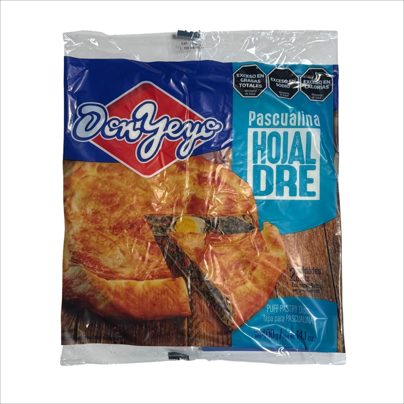 Don Yeyo Pascualinas de Hojaldre 2 unidades